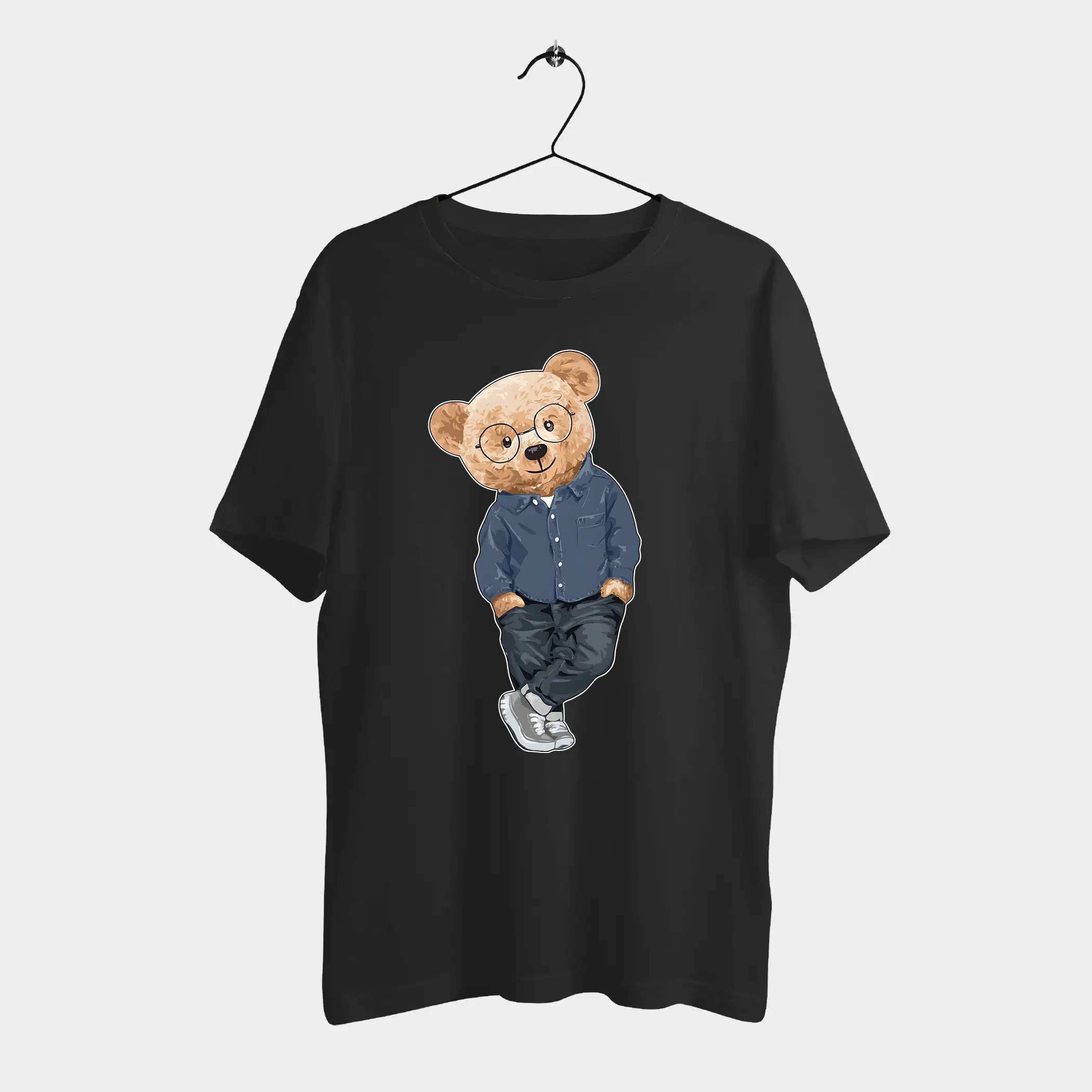 Cool Teddy T-shirt | Mad Ted Tee | Cotton T-shirt DTF Print