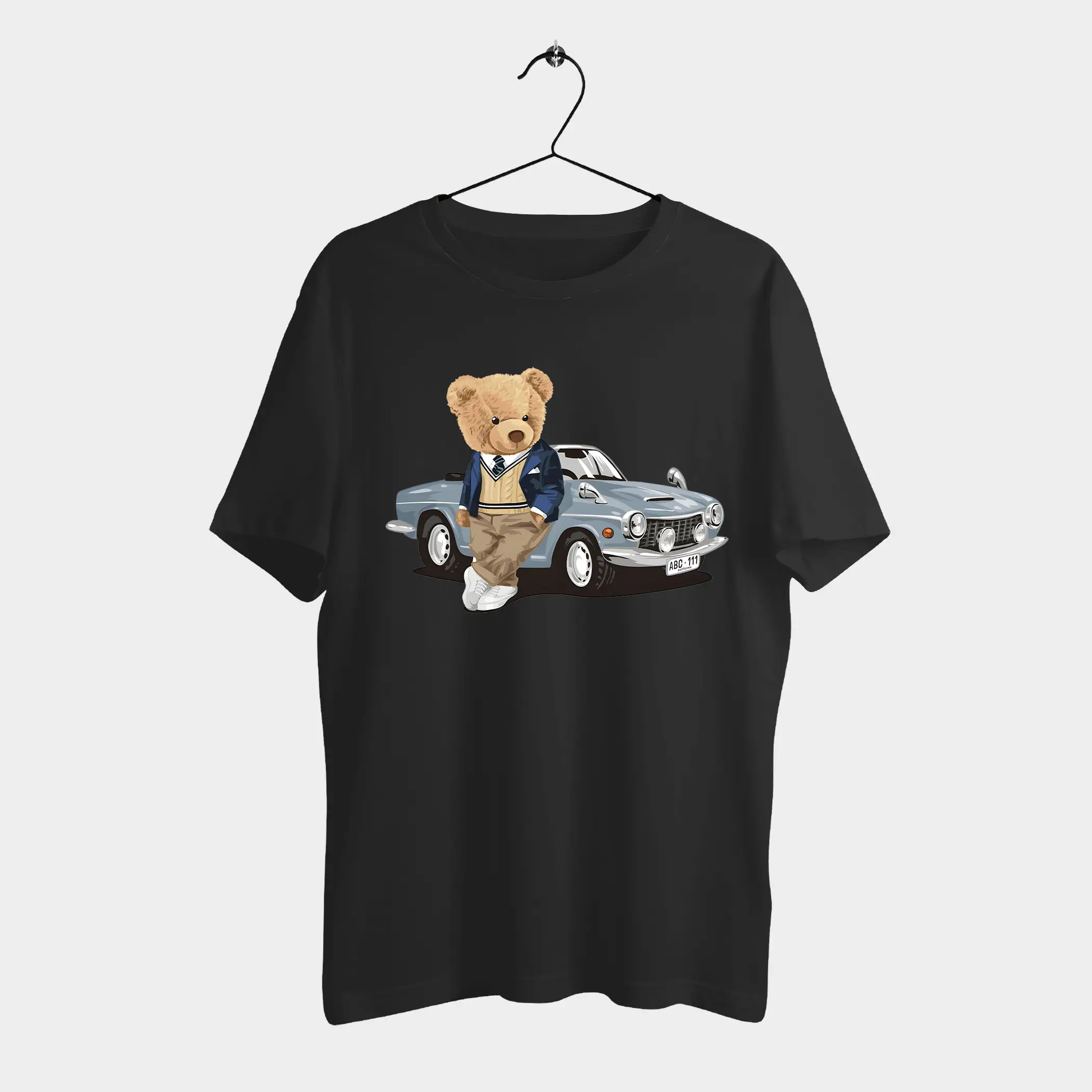 Richie Rich Stylish Teddy | Mad Ted Tee | Cotton T-shirt DTF Print