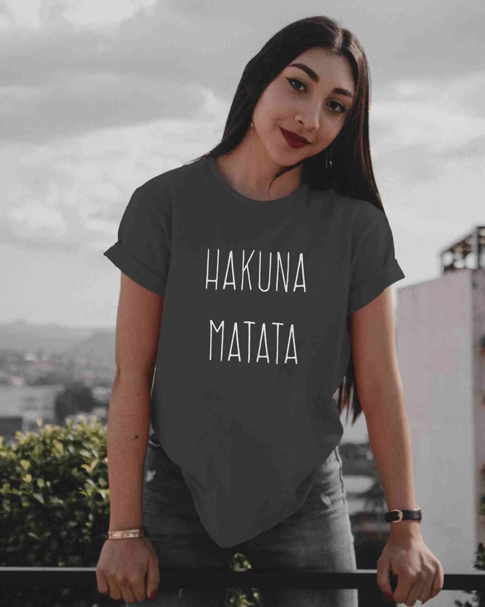 HAKUNA MATATA | Cotton T-shirt DTF Print