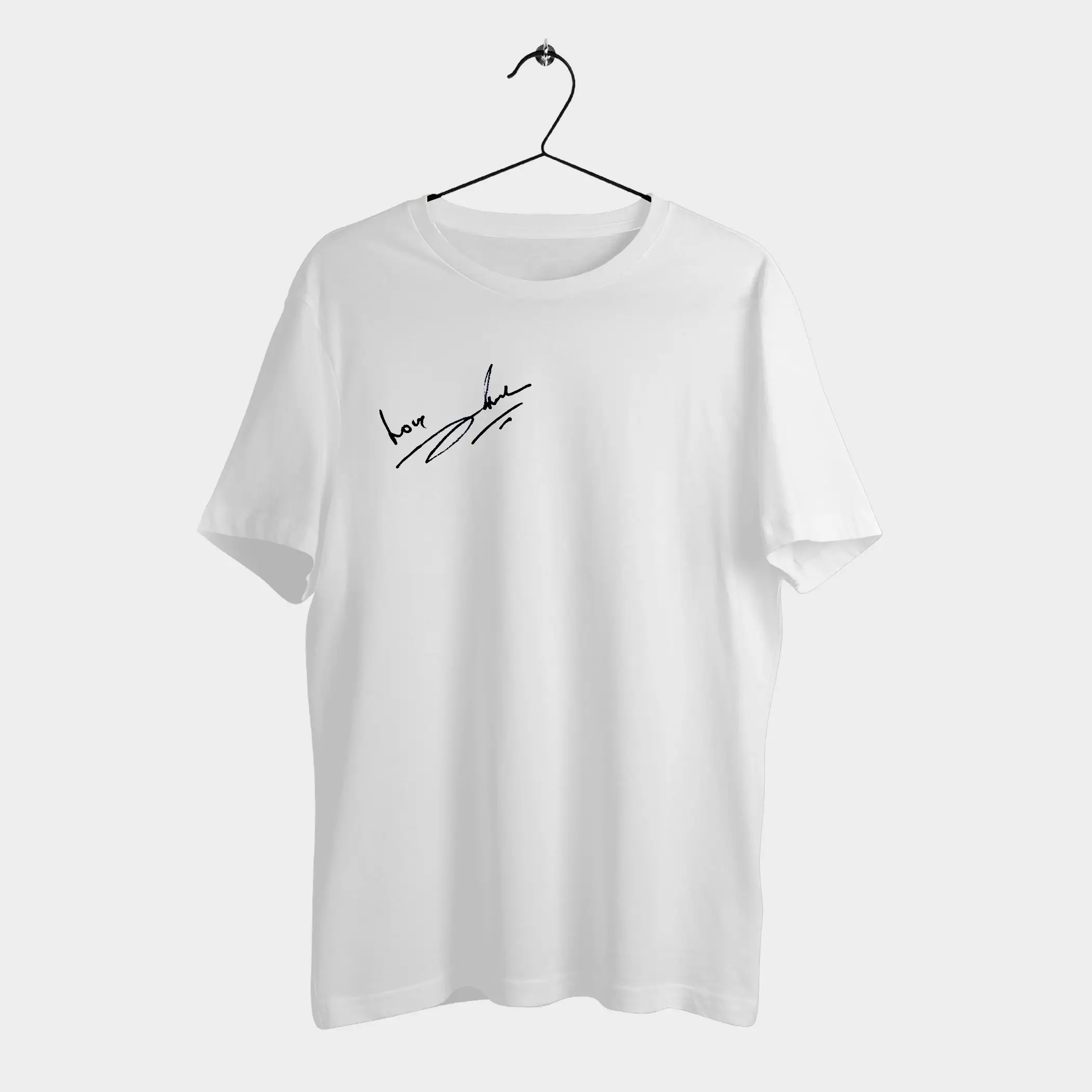 Shah Rukh Khan Signature (Digital) T-Shirt | Minimalist Bollywood SRK Tee | For SRK Lovers